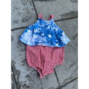 Cat & Jack Baby Patriotic Dress One-Piece 3-6M